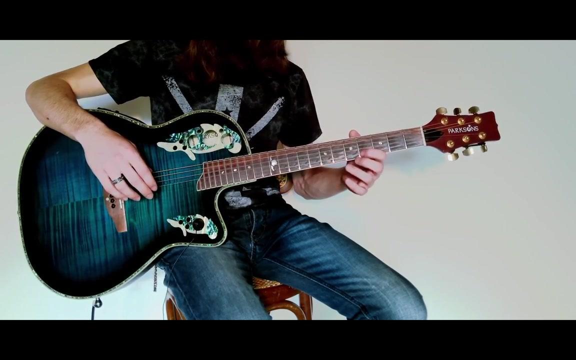 国外小伙翻弹thunderstruck luca stricagnoli guitar cover