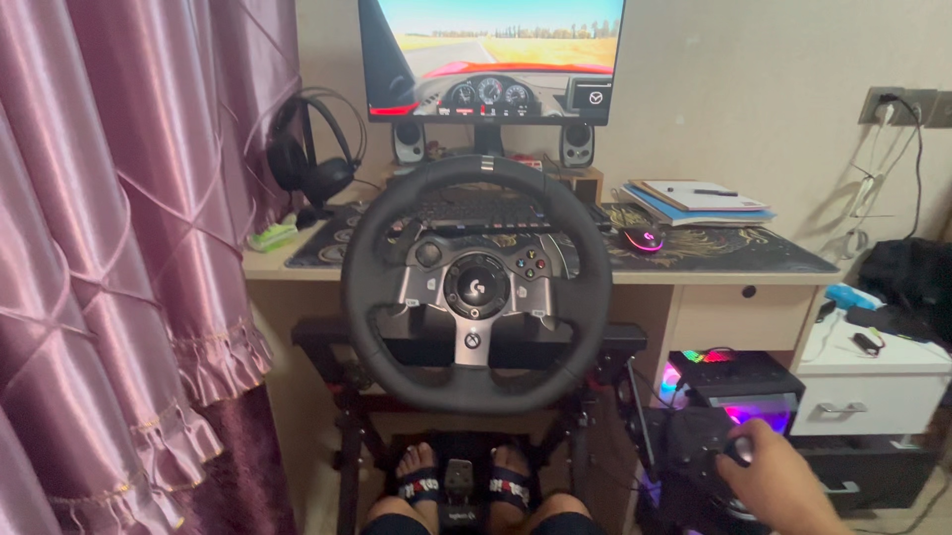 闲鱼750收来的罗技g920方向盘