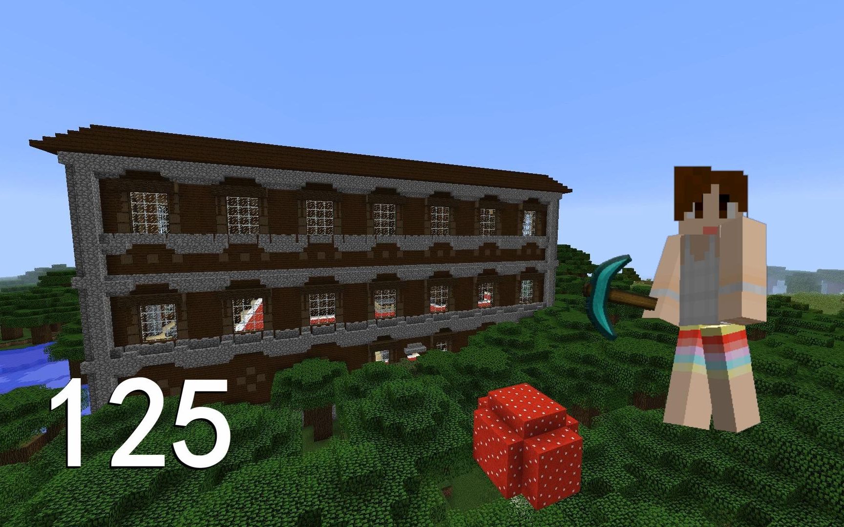我的世界明月庄主单机生存125林地府邸冒险记minecraft