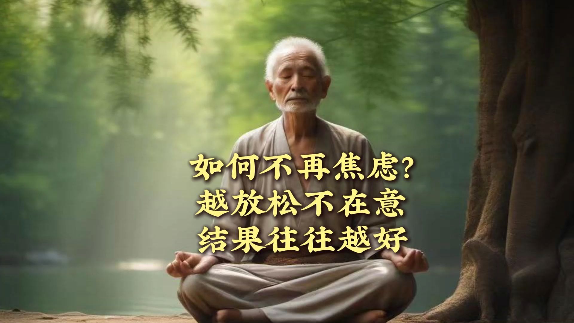 很多事情你越不在意，结果反而很好!8个方法告别精神内耗。