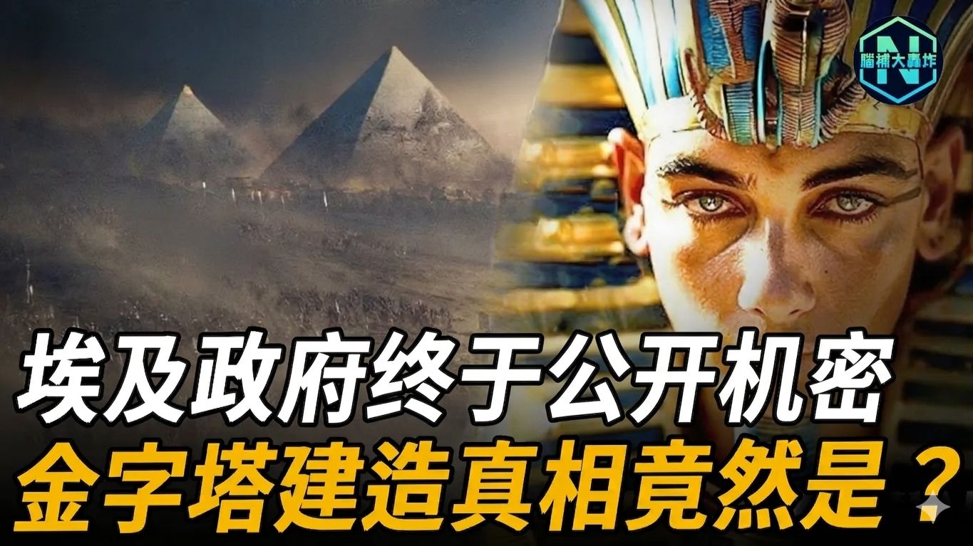金字塔绝非奴隶所建，更不是外星手笔，古人尘封千年的隐秘，终于藏不住了？
