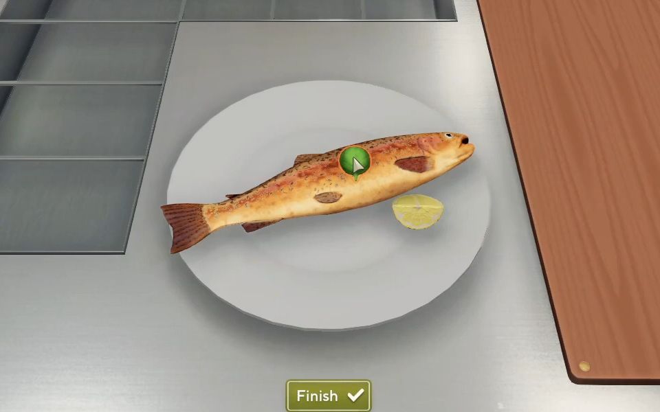 Cooking Simulator 2 - 演示游戏 - 如何烹饪基本鳟鱼