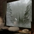 【白噪音】暴风雪天高山温馨的木屋氛围音｜风雪声｜壁炉声