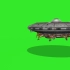 绿幕抠像外星UFO飞碟视频素材