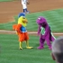 Famous Chicken dances with Barney