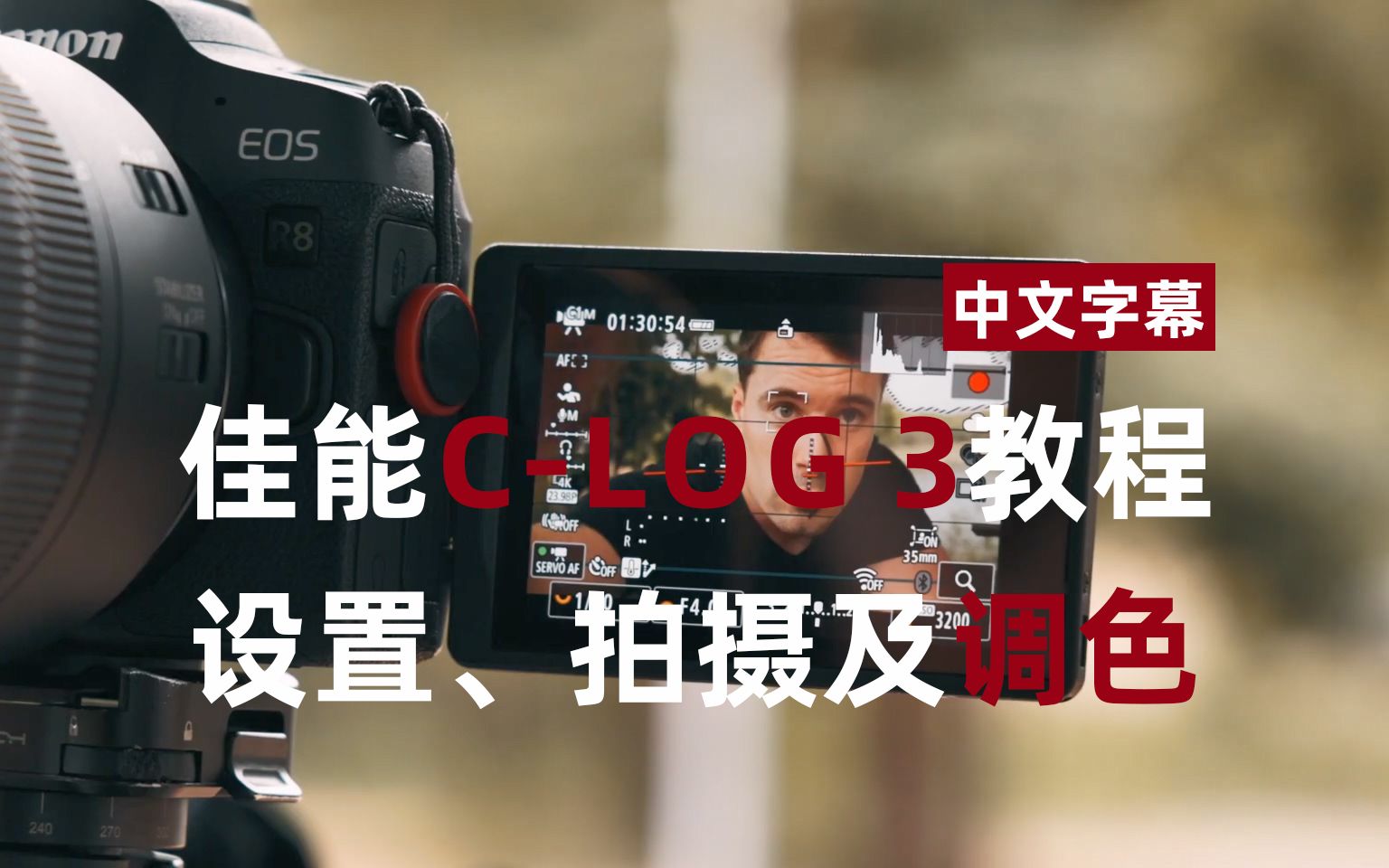 佳能C-Log 3极简入门教程：设置、曝光、调色等(中文)