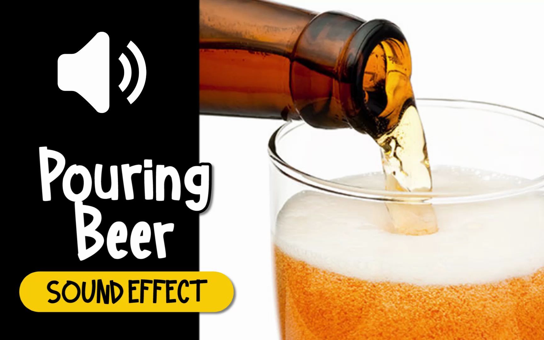 倒啤酒 液体 倒水 音效 (HQ)