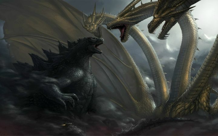 【怪兽】终焉哥斯拉 vs 凯撒基多拉 片段欣赏
