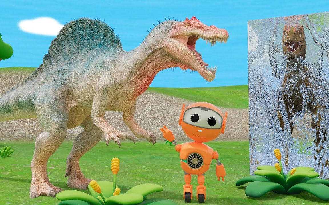 益智动画：棘龙得救啦，和太一认识恐龙！