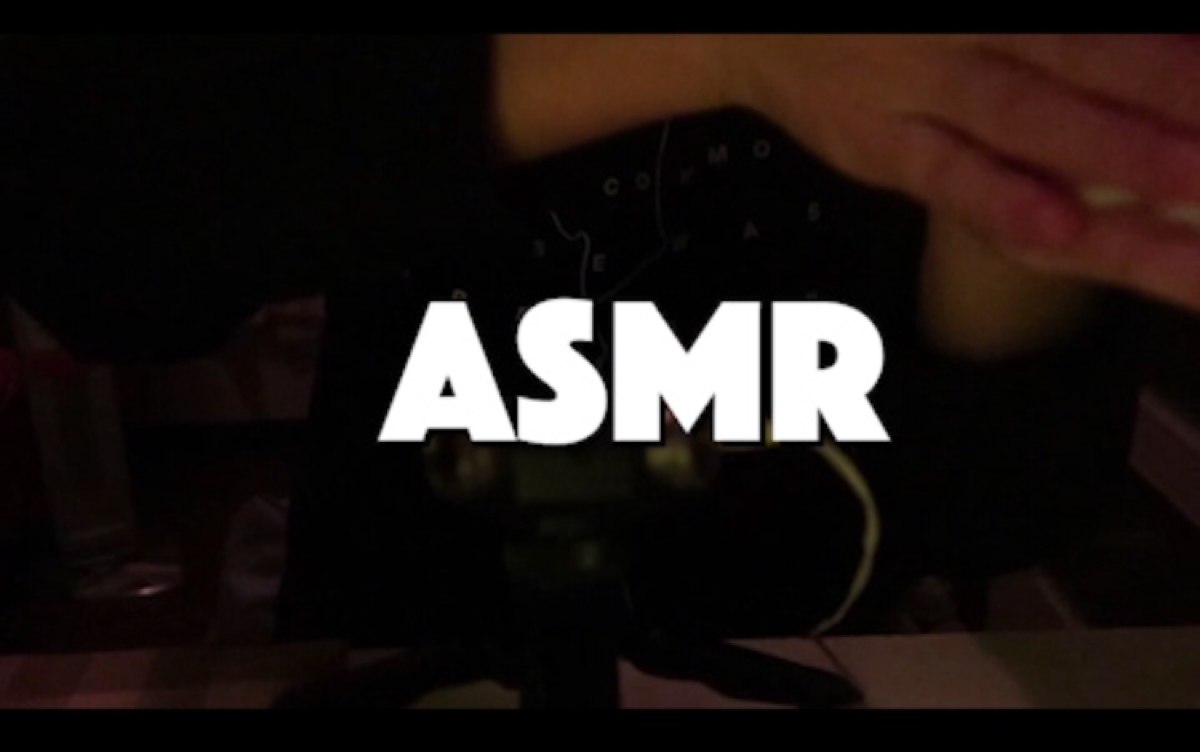 asmramsr助眠音水流声乳液按摩梳头摩擦海绵触摸纸盒催眠不说话no