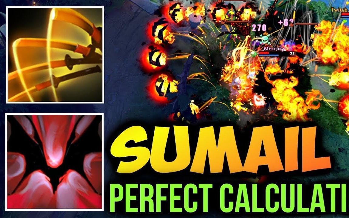 SUMAIL Shadow Fiend Next Level Play Perfect Ulti while Omnislash哔哩哔哩 (゜゜)つロ 干杯~bilibili