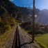 瑞士齿轨铁路司机视角，秀美风光尽收眼底