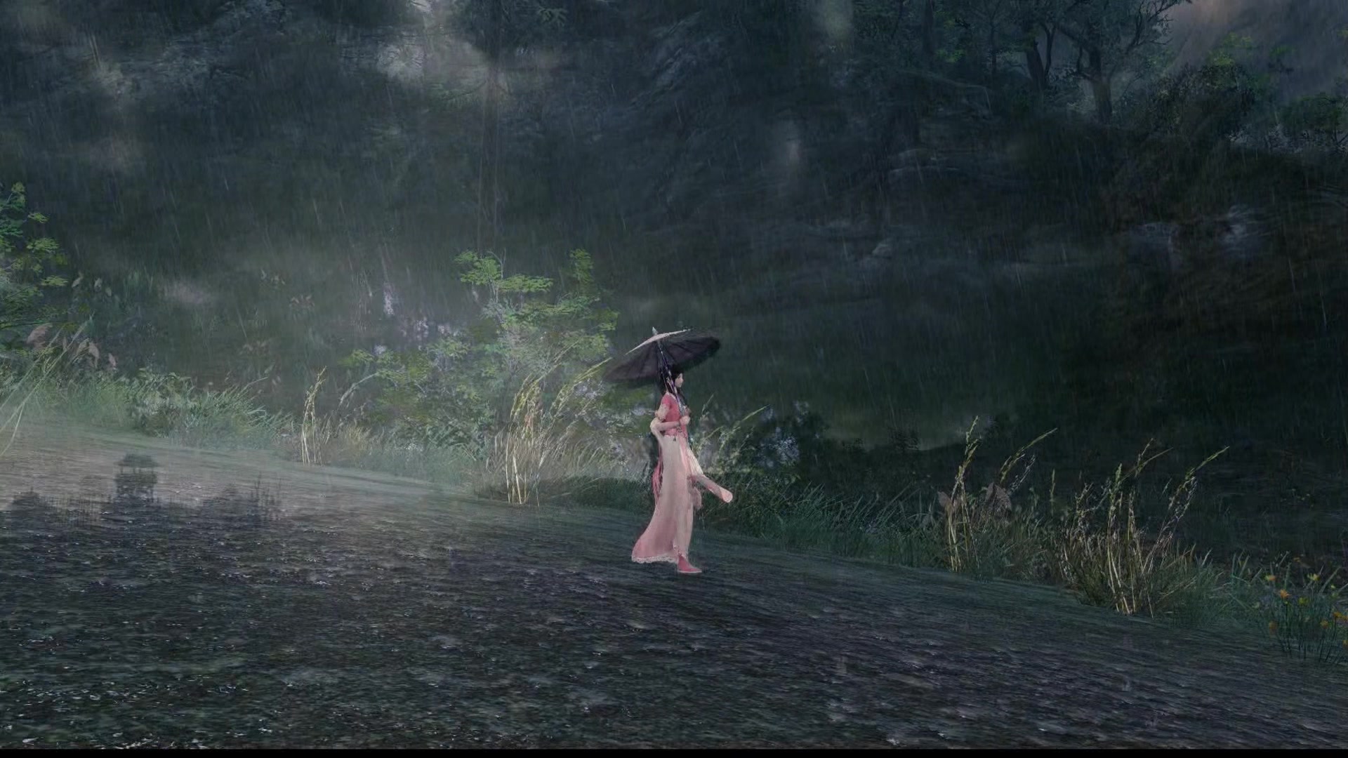 【陌上花影音课堂】天刀d组千山 淋雨一直走