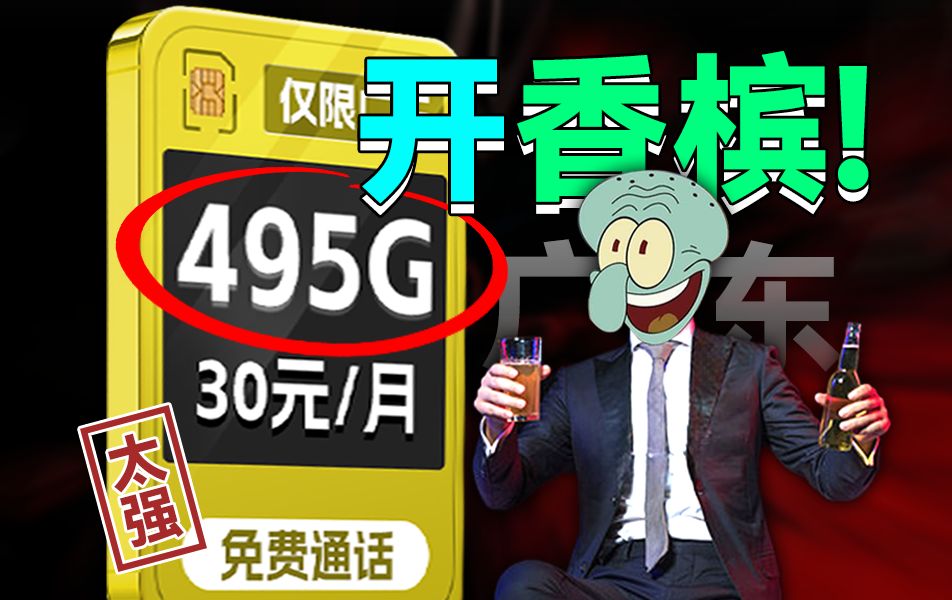 广东无套路30元＋495G＋100分钟通话网络大事件！超多震撼内幕！ 2024流量卡推荐、移动、联通、电信流量卡、5G手机卡、电话卡推荐、流量卡大章鱼