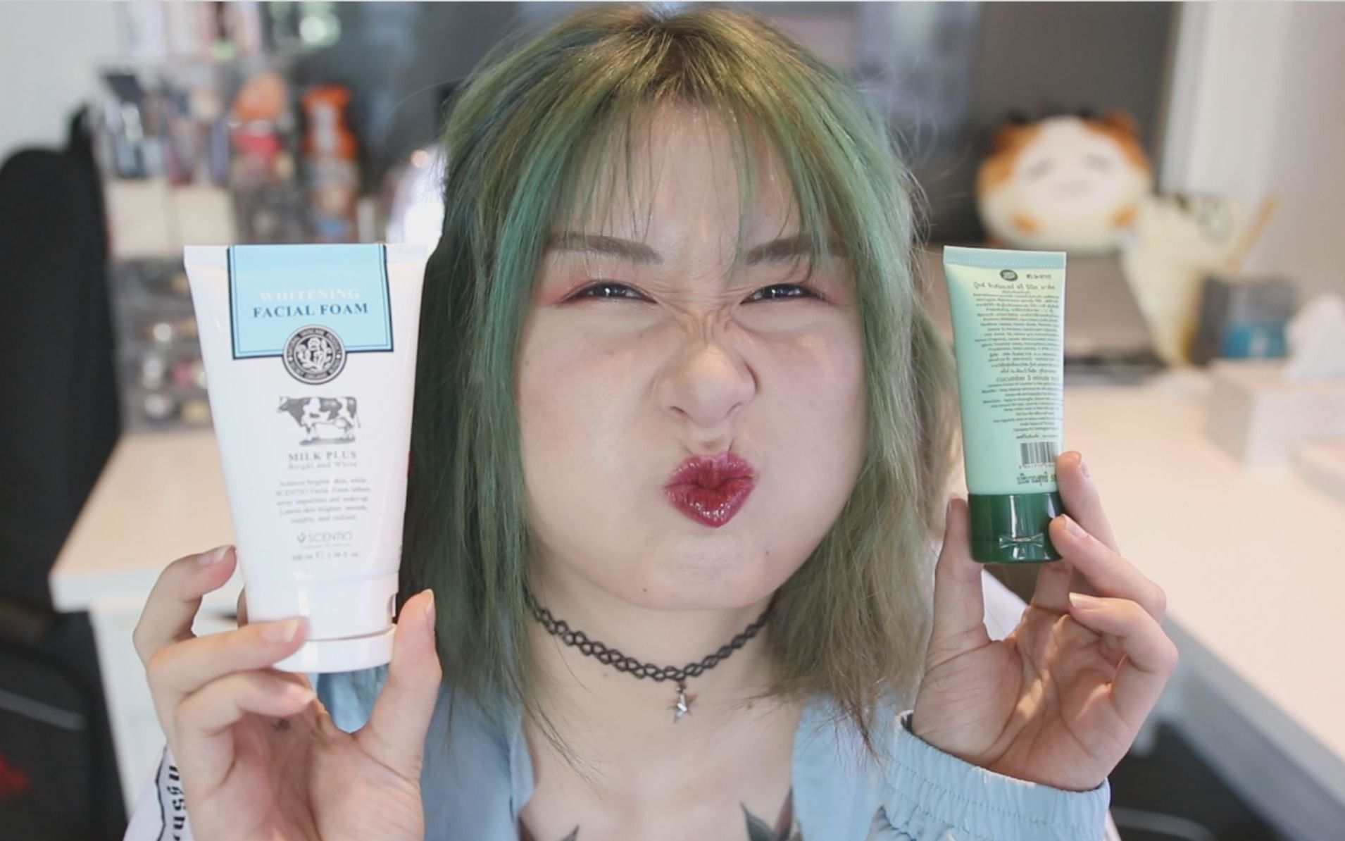 【Nya酱】被泰国买的护肤彩妆气成河豚！