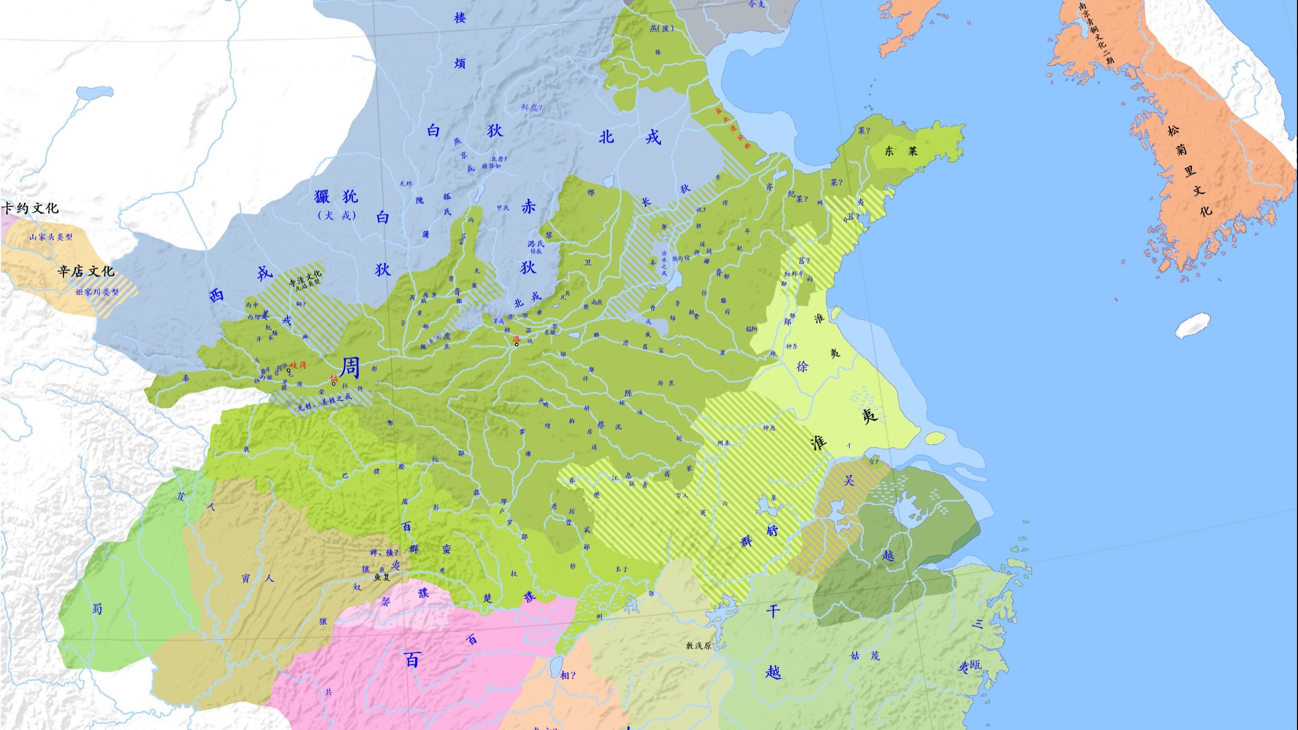 【史图馆】中国历代疆域变化第十五版 上古三代合集