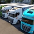 4K【欧洲卡车模拟2】开着新卡车达夫XG组团拉牛肉