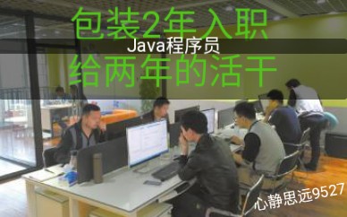 Java程序员没过上班包装2年入职，担心给两年的活干怎么办？