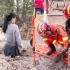 女子双腿深陷泥地，消防员赶到现场徒手挖泥，上演拔萝卜式救援