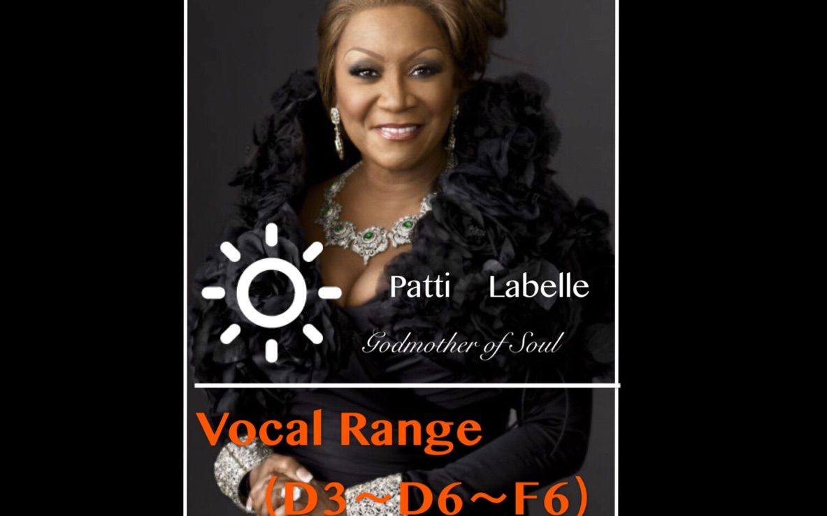 【patti labelle】灵魂乐教母的现场音域展示(d3-d6-f6)