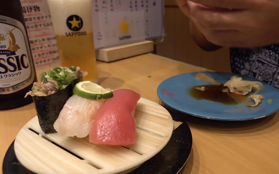 【沉默的美食家】高尾桑的札幌一日三餐~炖牛筋和饭团~成吉思汗烤肉和回转寿司~