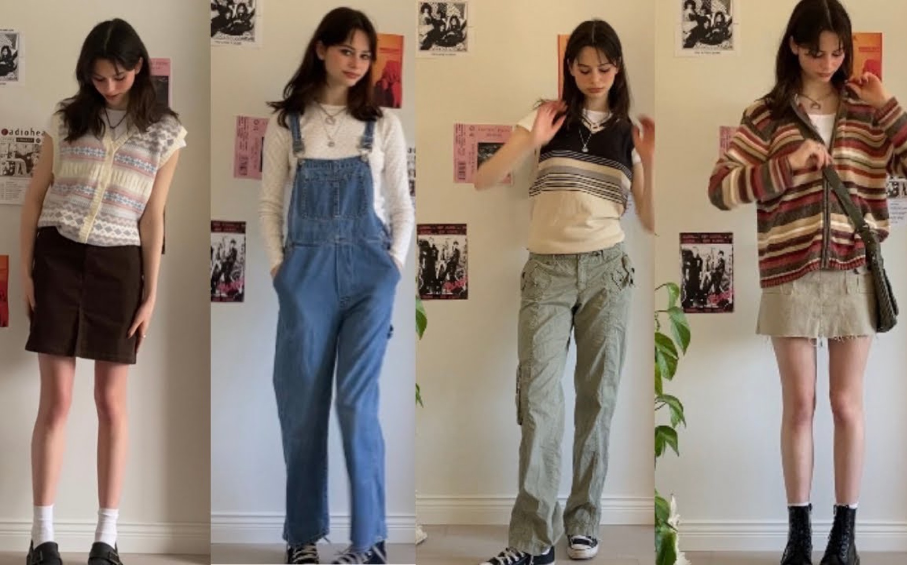 Fashion|【Kate brock】spring outfit Inspo|春季穿搭灵感|复古风|学生党哔哩哔哩bilibili