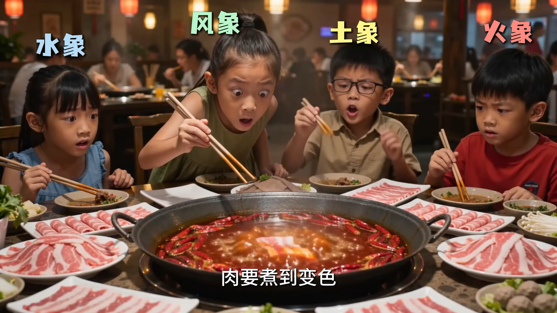 四大星象在一起吃火锅#星座