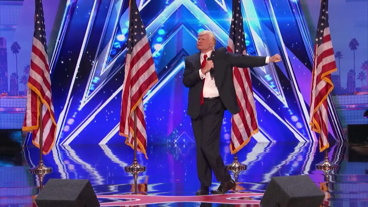 【美国达人秀】trump上综艺节目后观众会如何表现?