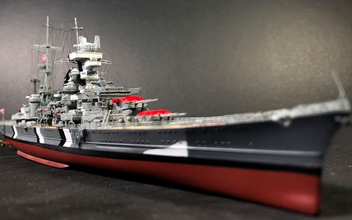 【kuma models】小号手 1/700 欧根亲王号重巡洋舰 模型制作