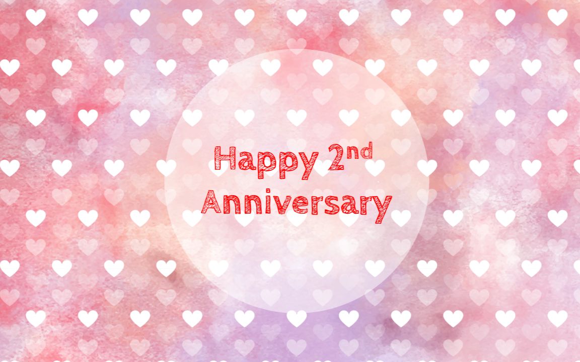 happy 2nd anniversary