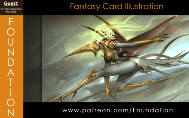 Foundation Patreon - 科幻卡牌插画教程Fantasy Card Illustration with Tum D