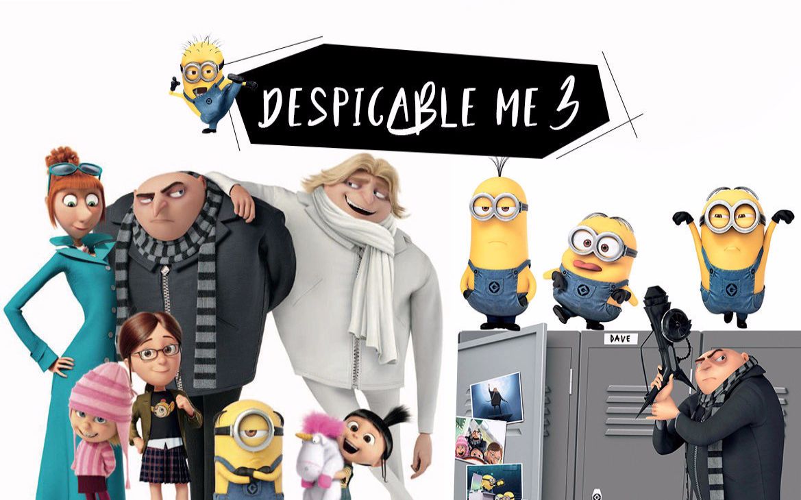 电影神偷奶爸3despicableme3预告片2017年美国中英字幕