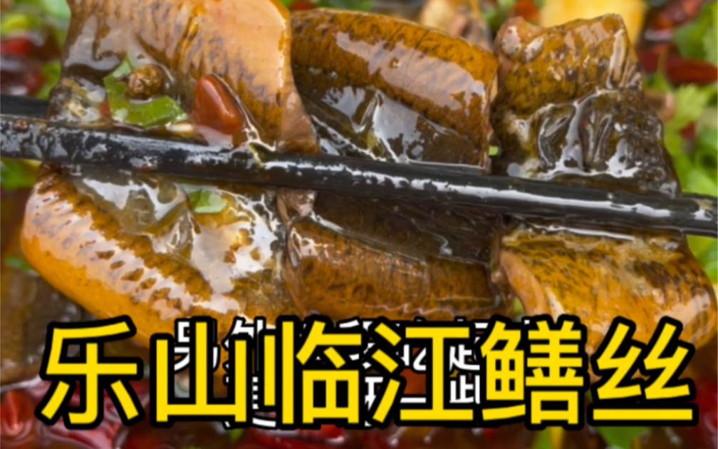 乐山“非遗”的临江鳝丝，95一斤，味道爆辣！