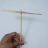 教你做一个会飞的竹蜻蜓，只需1根筷子两个雪糕棒，分分钟学会