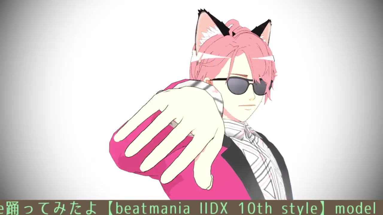 【mmda3!】アニメっぽくpink cat【茅ヶ崎至】