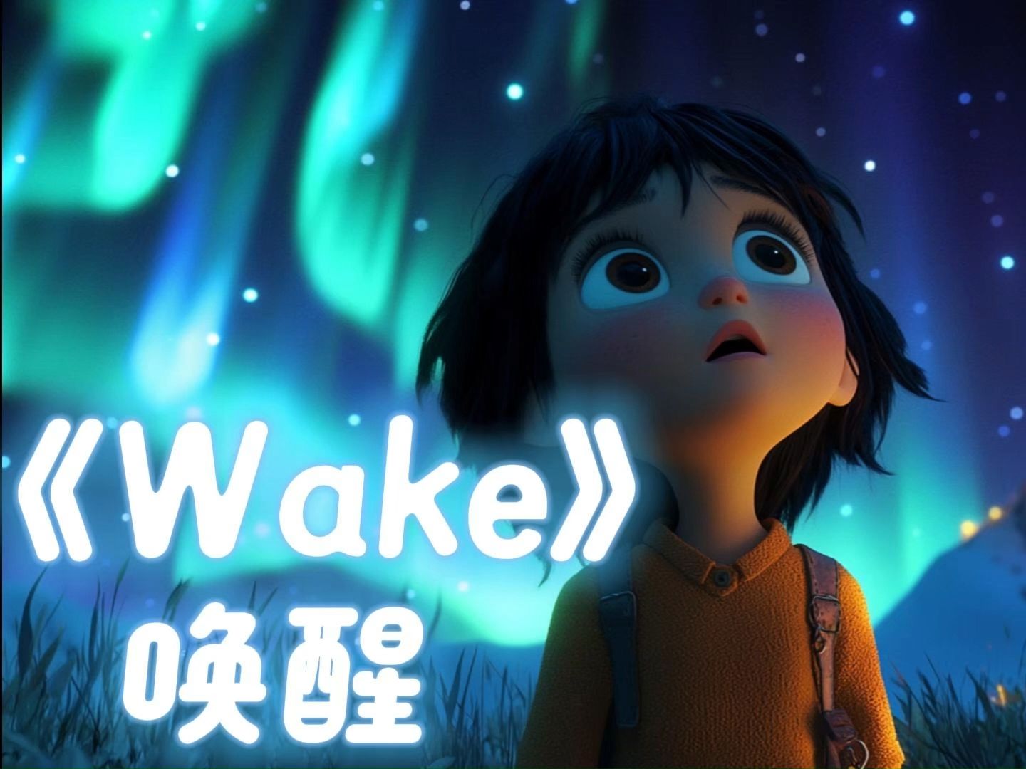 《wake》唤醒英文歌曲背景视频