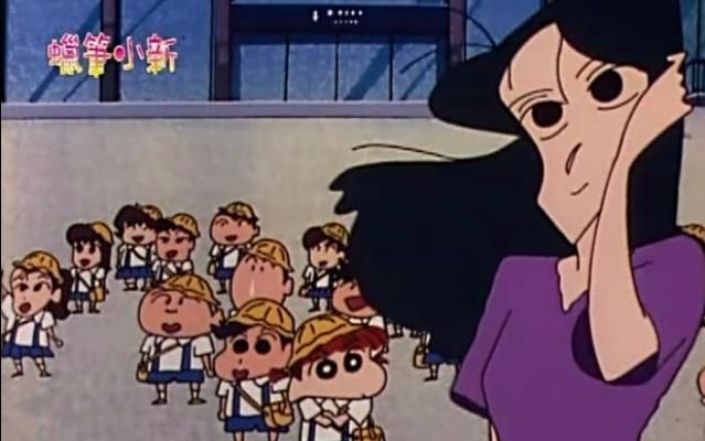 蜡笔小新 阿梅和德朗分别