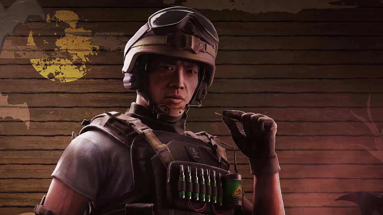 【转自油管】彩虹六号香港干员lesion全语音 rainbow six siege