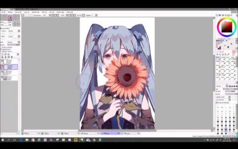 【TEAR TEAR】速绘过程 初音未来