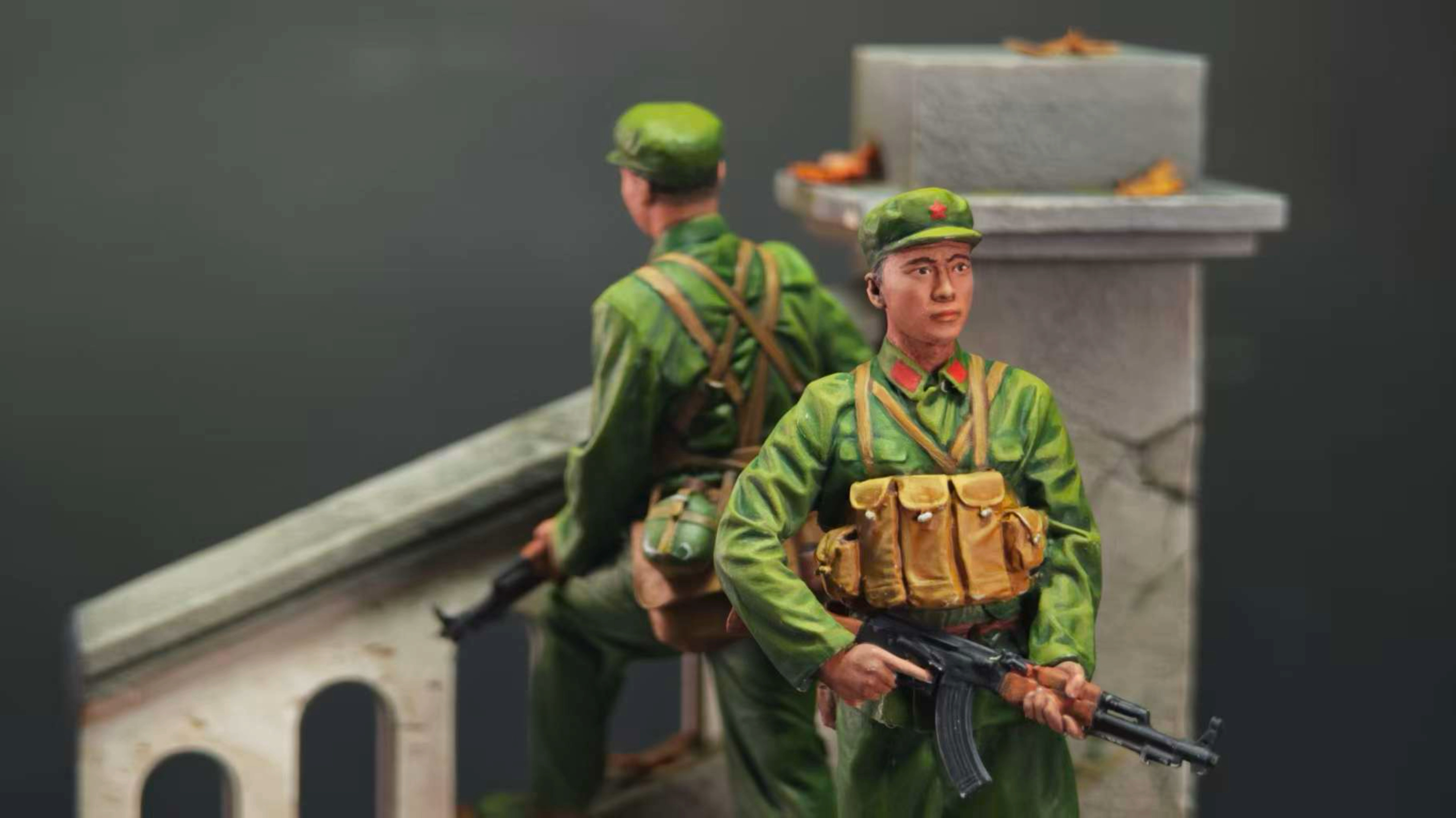 攻克谅山 对越自卫反击战场景涂装