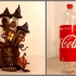 【DIY手工制作/创意的妈妈】使用可乐瓶制作幽灵小屋台灯