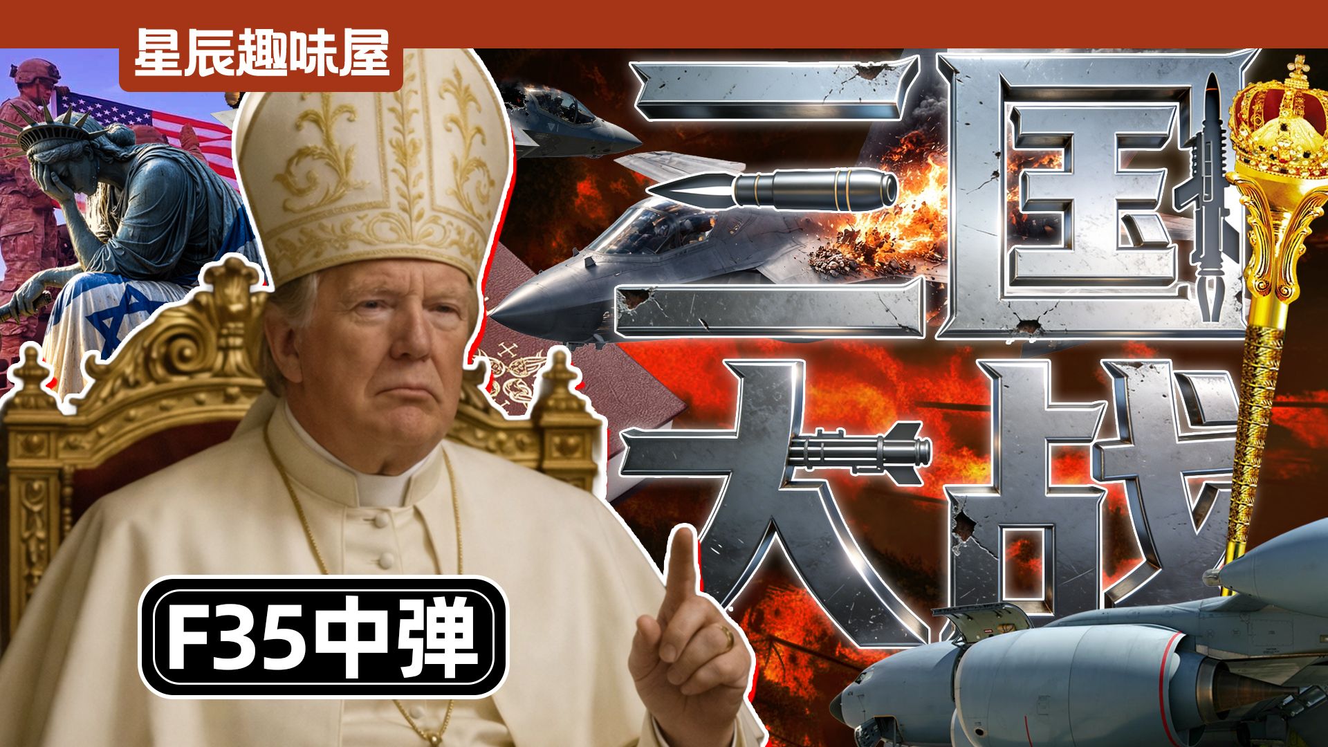 F35中弹，福特号大烧一天半，美国打伊朗这下漏屁股了？