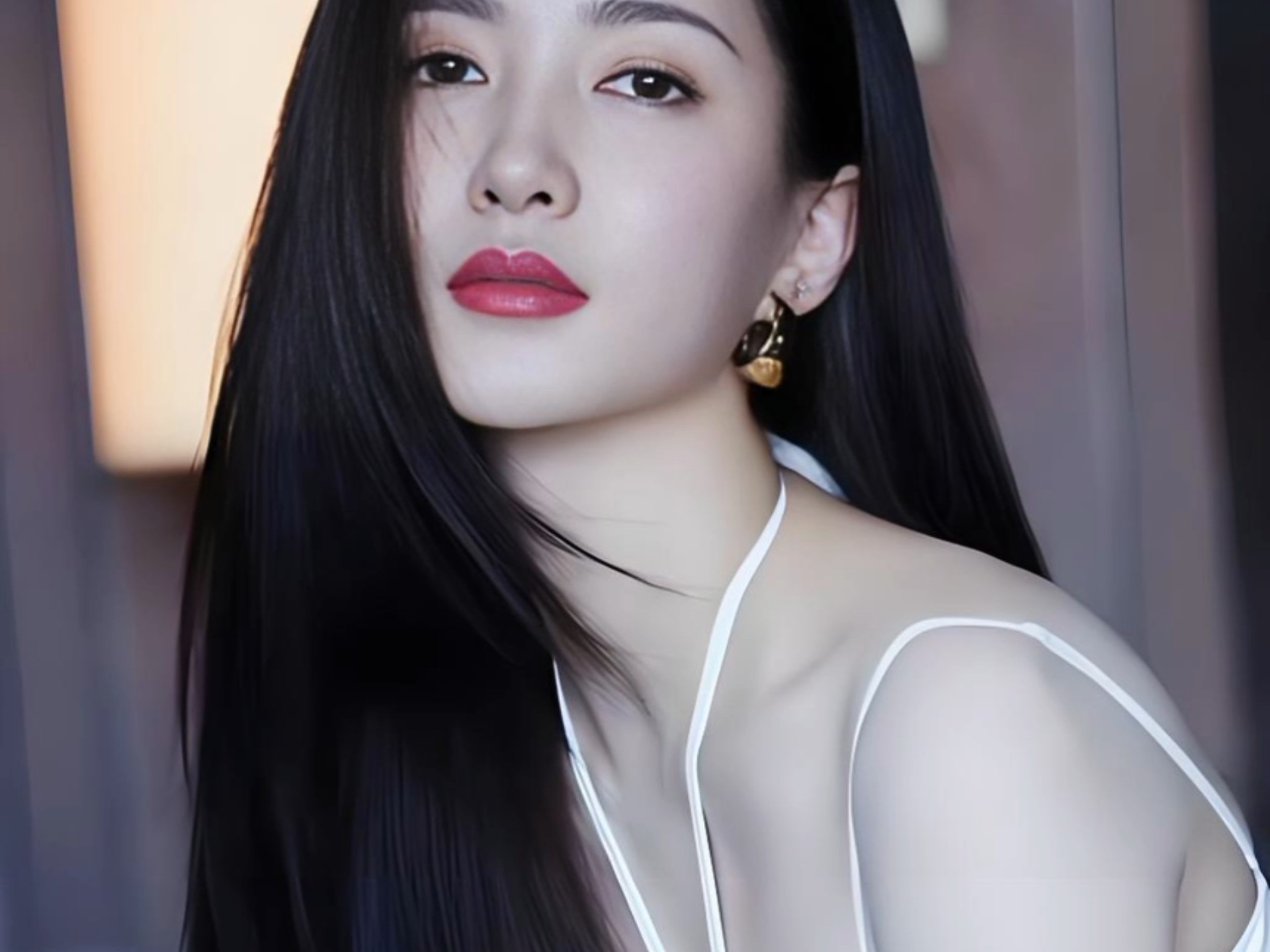 江疏影写真美图😍