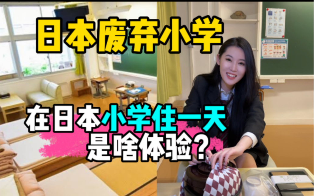 在日本废弃小学住一天是什么样的体验？