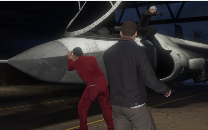 gta5ol 第一人称 抢劫模式突袭人道研究实验室3电磁脉冲装置