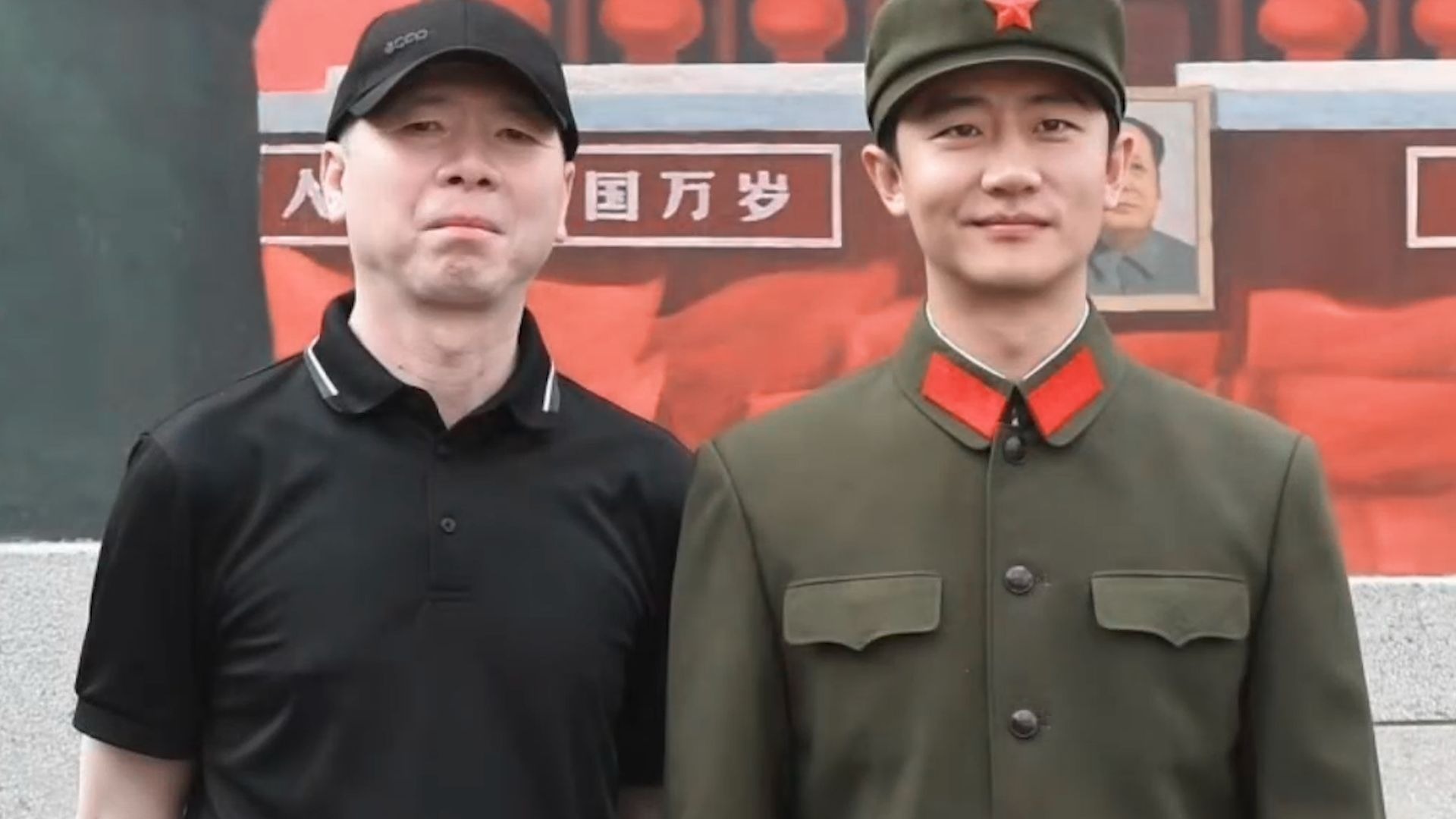 刚子：这是我这辈子站的最挺拔的一次！