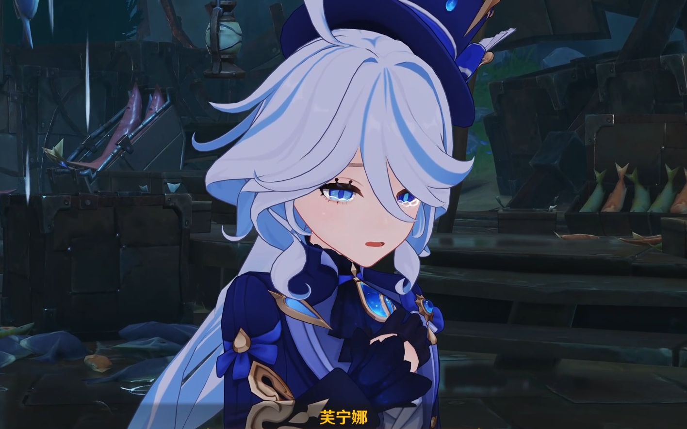 芙宁娜被民众发难后逃到白淞镇哭,非常自责,然后跟爷一起逃跑躲民众却不想进了爷的陷阱！【原神4.2主线罪人舞步旋高光剧情】