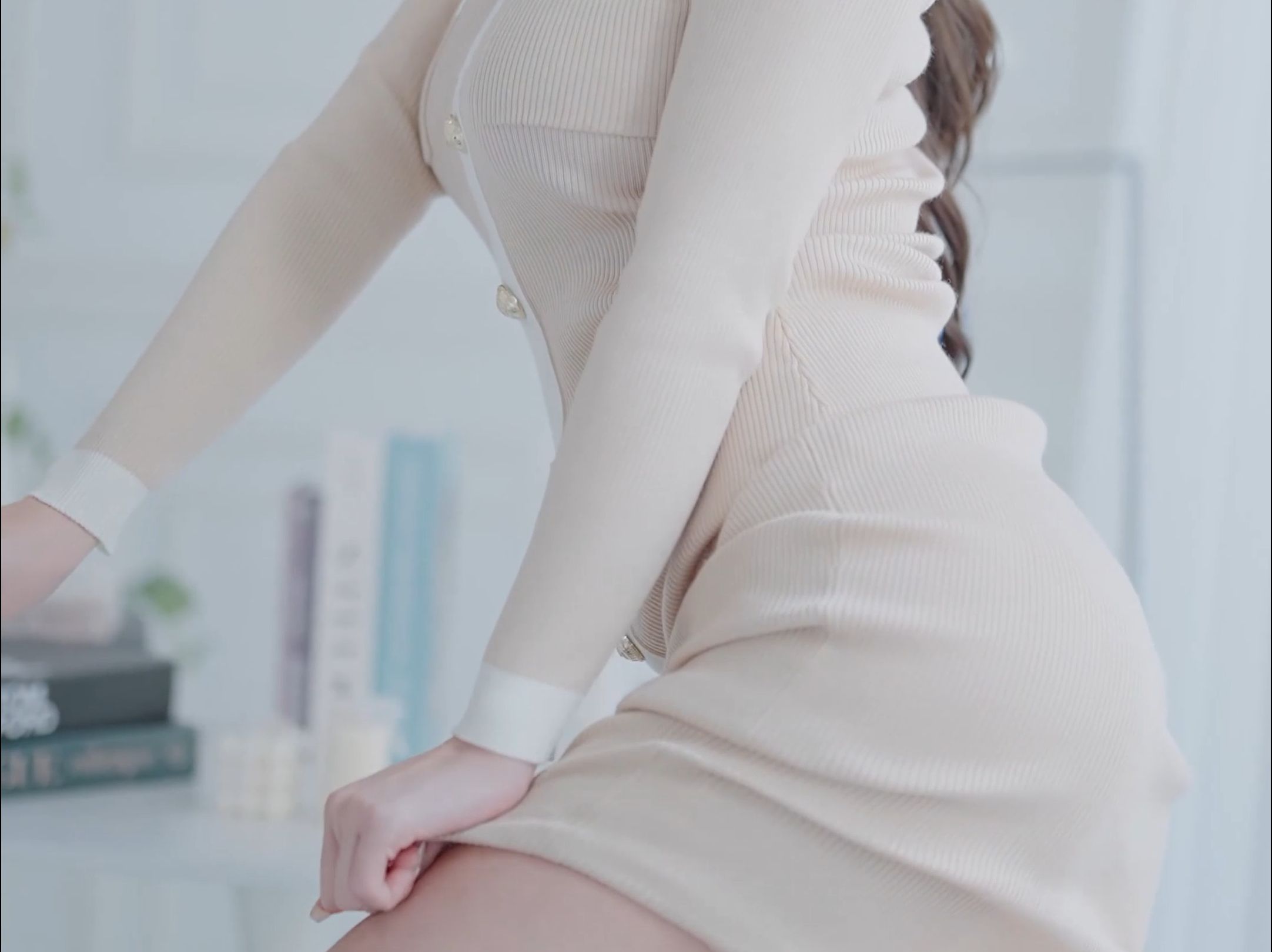 Miss KYUL's at-home dress outfit