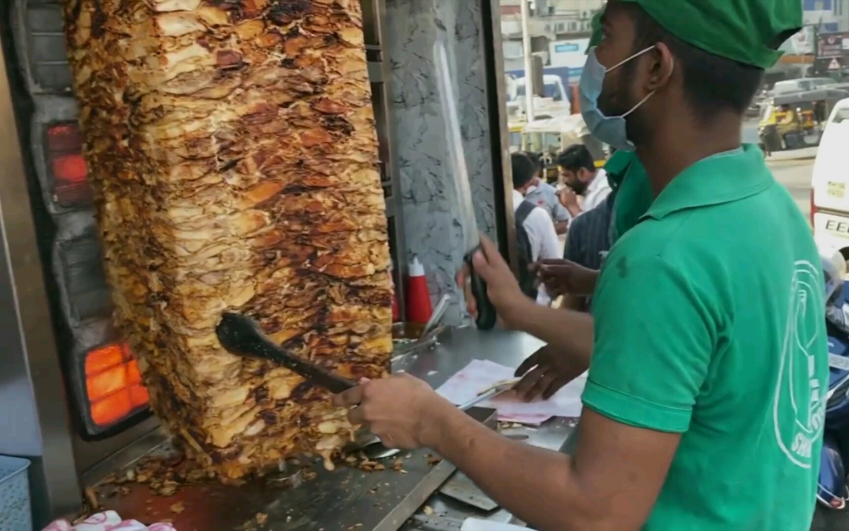 细致点评：印度街头的鸡肉卷现烤现做[1次更新]的第1张示图