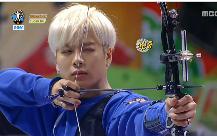 【王嘉尔】2016 mbc偶像运动会射箭got7 jackson cut